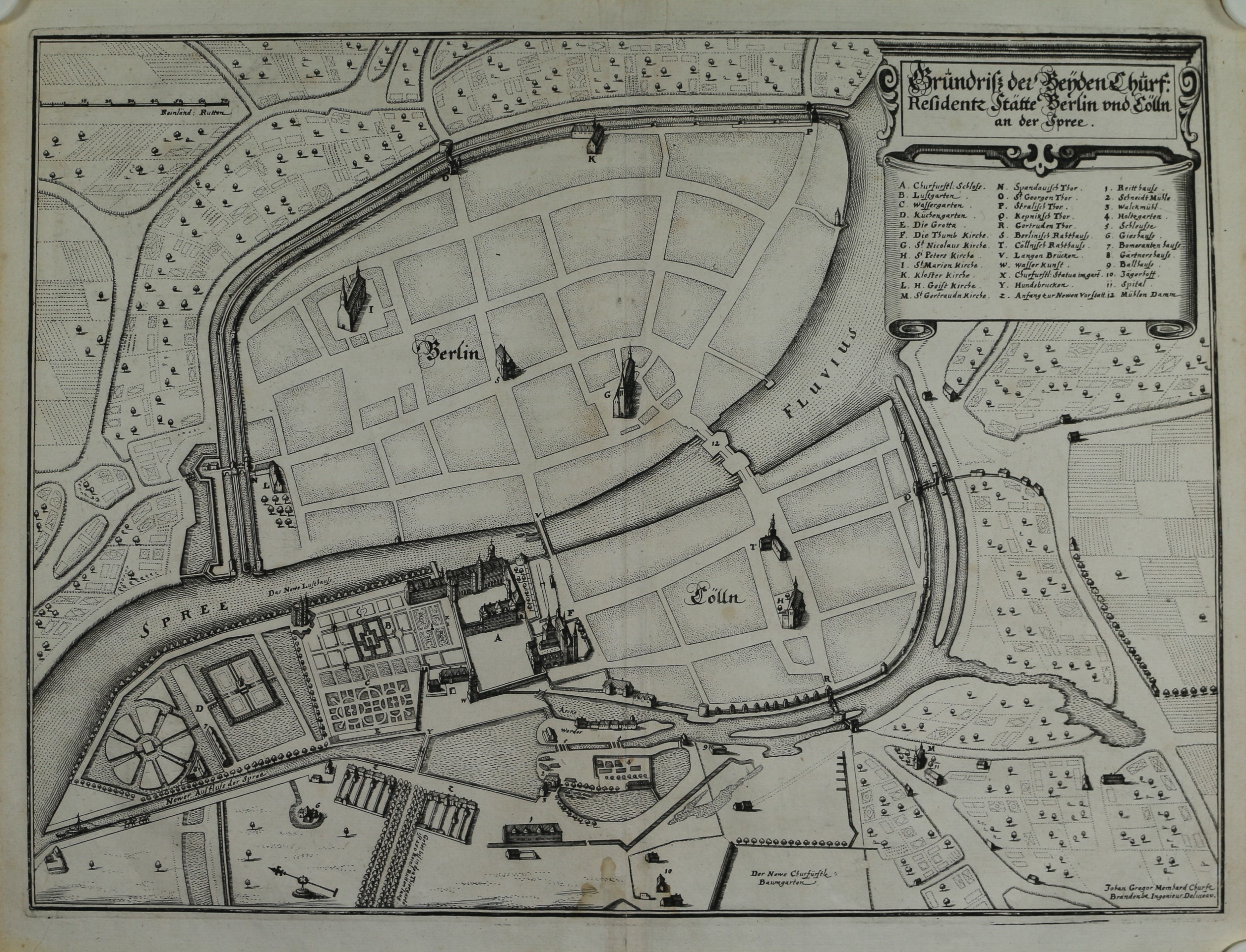 Berlin Grundriß Merian